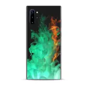Skins Decal Wrap for Samsung Note 10 Plus Orange Green Smoke