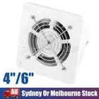 4" 6" INCH Ventilation Extractor Exhaust Fan Blower Window Wall Kitchen Bathroom
