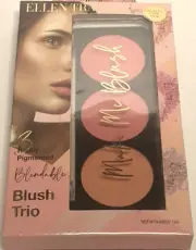 Ellen Tracy 3 Highly Pigmented Blendable Blush Trio 0.4 OZ/12G 1 Set