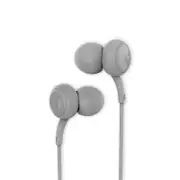 RM-510 3.5mm Wired Control Earbuds Earphone In-ear Stereo Light Headphone with Mic GRAY COLOR