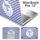 【aibo】MacBook Pro 13吋專用 A1708無bar 正+底+鍵盤 保護膜三件組