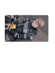 High Gloss Credit Card Skin - Attack on Titan Jean Kirstein Design