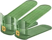Gihioue Shoe Stacker Organiser, Shoe Stacker, 2 x Double Layer Shoe Holder, Shoe Rack for Organising Cupboards, Shoe Compartments, Organiser, Double Tier Shoe Holder, Space Saving