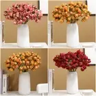 7 Heads Multicolor Artificial Flower Rose Simulation Plants Home Decoration