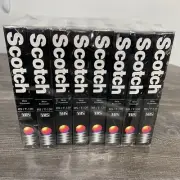 8 Scotch T-120 VHS HS Blank Tapes Sealed New!