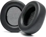 WC Upgraded Replacement Earpads for Steelseries Arctis Nova Pro Wireless Made by Wicked Cushions | Improved Durability, Thickness, Softer Leather, and Sound Isolation | Black