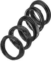 5 Size Bonsai Wire Anodised Aluminium Wire for Plants and Trees, 1.0 mm/1.5 mm/2.0 mm/2.5 mm/3.0 mm, 40 Metres Total