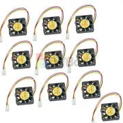 10pcs DC12V 3-Pin connector 4cm PC Computer CPU Cooler Cooling Fan 40x40x10mm