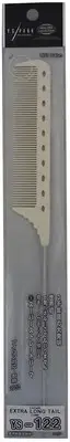 YS Park Comb 122 Extra Long Tail - White