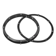 4Pcs 8" Rotating Swivel Stand with Steel Ball Lazy Susan 0.06x6.89" Black