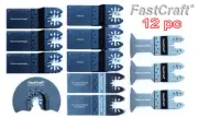 12pc Oscillating Blades for FastCraft Fein Bosch Dewalt Dremel Makita Multi Tool
