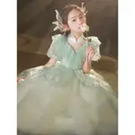 CHILDREN'S DRESS PRINCESS DRESS GREEN GIRLS HIGH-END FOREST兒