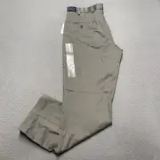 Brooks Brothers Pants Mens 36x30 Gray Chino Clark Fit Stretch Business Preppy