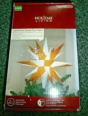 XMAS Tree topper / hanging ornament Bethlehem STAR Light lamp NEW OLD STOCK MIB