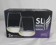 Riedel Stemless Wings Champagne Glass 2 Per Box 6789/15 NEW