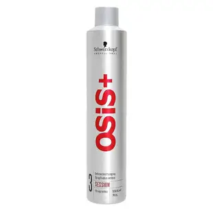 德國Schwarzkopf施華蔻-OSiS+強力定型瞬乾持久美髮造型噴霧-3號500ml/銀罐(髮