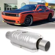 2.5" Inlet&Outlet Catalytic Converter EPA Stainless Steel For Dodge Challenger