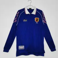 在飛比找蝦皮購物優惠-長袖:1998 賽季日本主場復古足球球衣 S-XXL 男式足