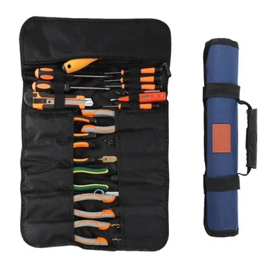 Tool Roll Up Bag Tool Organizers, Wrench Roll for Men Women 22 Tool Pouches T...