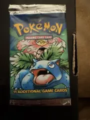 Pokémon Base Set Unlimited Booster Pack -Venusaur Art- (EMPTY)