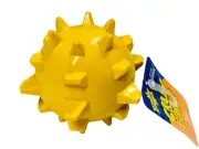 NEW Dog Toy, 4.5” Ball, Toss / Fetch, Durable Spiky Rubber, CRAZY COMFY Joyhound