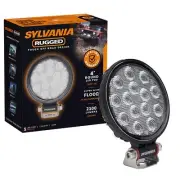 SYLVANIA Rugged 4 Inch Round LED Light Pod Flood Light 2100 Raw Lumens *1PC