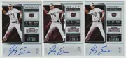 Jeremy Eierman 2018 Contenders Draft Picks Ticket Auto - Lot of 3 - /99 + /23