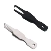 Stainless Steel Fishing Line Tweezers Lure Ring Opening Pliers Quick Split Tools
