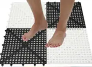 Commercial Grade Roll Up 2.4m x 2.4m Rubberised Chess Board - Tile Pack Only ...