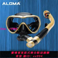 在飛比找樂天市場購物網優惠-成人浮潛套裝潛水鏡呼吸管防水防霧護鼻近視面罩游泳鏡自由潛裝備