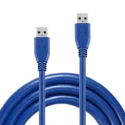 3M 3 Meter USB Type A Male to Type A Male Cable Cord Connector for Printer, Card Reader, Keyboard, Hard Drive, DVD Player, Laptop