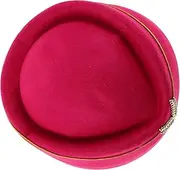 [HAPINARY] Felt Stewardess Hat for Women Stylish Beret Costume Accessory Elegant Flight Attendant Hat for Dress Up Parties and Themed Events