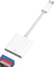 iPhone 15 Pro Max Plus USB C SD Card Reader Dongle Compatible for Samsung Galaxy S20 S21 S22 S23 Ultra Z Flip S10 Apple iPad 10、Air4/5、Mini6、Pro 12.9 MacBook Type-C Thunderbolt 4 3 Adapter tp-