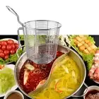 Hot Pot Mesh Net Stainless Steel Food Sieve Colander Skimmer Slotted Spoon