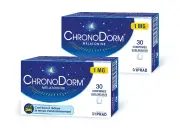 [Iprad] ChronoDorm Melatonin 1mg Reduction of Sleep Time 2x30 Sublingual Tablets Lotto × 2