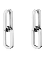 [Rosefield] Dual Hoops in Silver-Tone
