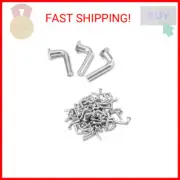 QWORK Pallet Rack Drop Pin, 100 Pcs M7x30mm Accessory Shelving System, Heavy Dut