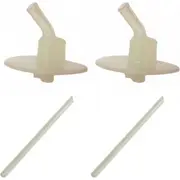 Thermos Foogo Funtainer Replacement Straws and Mouthpiece - 2 Piece Set