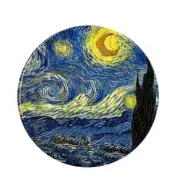 Ceramic Trivet insulation mat 16cm round STARRY NIGHT design