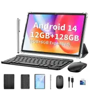 10.1" Android 14 Tablet 12GB+128GB 1TB Expand Octa-core 5G Wifi Dual USB-C