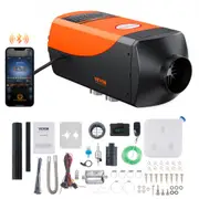 VEVOR Bluetooth App Control Diesel Air Heater, 12V 5KW Diesel Heater with Automatic Altitude Adjustment, Remote Control and LCD, Diesel Parking Heater