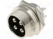 PRO TRUCKER 4 PIN PANEL MOUNT CB MICROPHONE CONNECTOR
