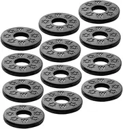 ERINGOGO 24pcs Guitar Strap Lock Gaskets Durable Guitar Strap Holders Protects From Damage Fits Sling Blocks