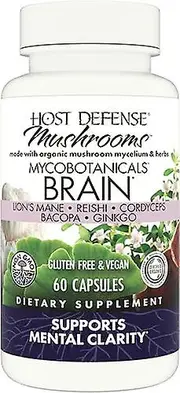 Host Defense MycoBotanicals Brain 60 Capsules