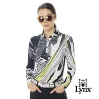 在飛比找ETMall東森購物網優惠-【Lynx Golf】女款歐洲進口布料柔軟舒適黃黑色系動物紋