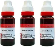 Dr. Reckeweg Germany Aralia Racemosa Q, 20ml Each (Pack of 3)
