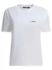 [Jacquemus] Jacquemus-Gros Grain T-Shirts Bianco-Donna L