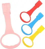 SAFIGLE 4pcs Crib Pull Rings Infant Bed Stand Up Rings Safety Stand Ring for Boys and Girls