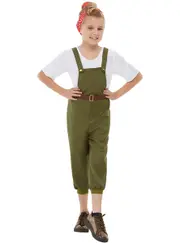 WW2 Little Land Girl 40s Costume