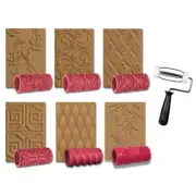 AMACO 4-1/4" Textured Clay Roller 6 Pack